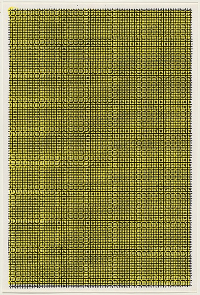 Artist: b'WORSTEAD, Paul' | Title: b'Starstruck' | Date: 1982 | Technique: b'screenprint, printed in colour, from two stencils in black and yellow inks' | Copyright: b'This work appears on screen courtesy of the artist' Artist: b'WORSTEAD, Paul' | Title: b'Starstruck' | Date: 1982 | Technique: b'screenprint, printed in colour, from two stencils in black and yellow inks' | Copyright: b'This work appears on screen courtesy of the artist'