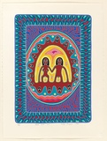 Artist: Morgan, Sally. | Title: Adam and Eve | Date: 1990 | Technique: screenprint, printed in colour, from multiple screens
