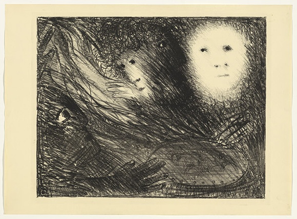 Artist: b'BOYD, Arthur' | Title: b'The vision of the church on fire.' | Date: (1965) | Technique: b'lithograph, printed in black ink, from one plate' | Copyright: b'Reproduced with permission of Bundanon Trust' Artist: b'BOYD, Arthur' | Title: b'The vision of the church on fire.' | Date: (1965) | Technique: b'lithograph, printed in black ink, from one plate' | Copyright: b'Reproduced with permission of Bundanon Trust'