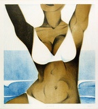 Artist: Powditch, Peter. | Title: Sun woman III | Date: 1969 | Technique: lithograph, printed in colour, from three plates