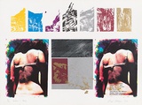 Artist: MEYER, Bill | Title: Alexi's back | Date: 1974 | Technique: screenprint, printed in eleven colours, from nine screens (colour separation half tone photo screen and hand cut stencils) | Copyright: © Bill Meyer