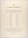 Title: Frontispiece from the Anti-cancer council of Victoria print folio. | Date: 1990 | Technique: lithograph, printed in dark grey ink, from one stone