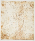 Artist: b'PARR, Mike' | Title: b'Alphabet/Haemorrhage.' | Date: 1992-93 | Technique: b'etching, printed in red ochre ink, from one plate'