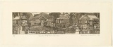 Artist: Davidson, Barbara. | Title: Appian Way 1907. | Date: 1979 | Technique: etching, printed in warm black ink, from one plate