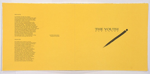 Artist: b'Rado, Ann.' | Title: b'The youth; der knabe' | Date: 2001, May | Technique: b'photo-lithograph and lithograph' Artist: b'Rado, Ann.' | Title: b'The youth; der knabe' | Date: 2001, May | Technique: b'photo-lithograph and lithograph'