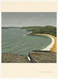 Artist: b'Rose, David.' | Title: b'From Mount Ettalong' | Date: 1984 | Technique: b'screenprint, printed in colour, from multiple stencils'