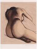 Artist: b'Rose, David.' | Title: b'Model with cushion' | Date: 1996 | Technique: b'screenprint, printed in colour, from multiple screens'
