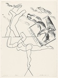 Artist: Wallace-Crabbe, Robin. | Title: Return | Date: 1982 | Technique: lithograph, printed in black ink, from one stone | Copyright: © Robin Wallace-Crabbe, Licensed by VISCOPY, Australia