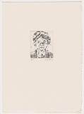 Artist: Harding, Nicholas. | Title: Untitled (Margaret Olley). | Date: 2002 | Technique: open-bite and aquatint, printed in black ink, from one plate