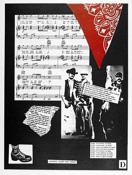 Artist: b'McDiarmid, David.' | Title: b'(Assorted Closet Drag Queens)' | Date: (1979) | Technique: b'offset-lithograph, printed in black ink' Artist: b'McDiarmid, David.' | Title: b'(Assorted Closet Drag Queens)' | Date: (1979) | Technique: b'offset-lithograph, printed in black ink'