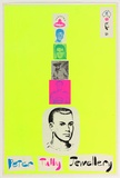 Artist: McDiarmid, David. | Title: Peter Tully Jewellery | Date: 1979 | Technique: screenprint, printed in colour, from four stencils