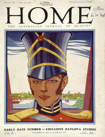 Artist: b'FEINT, Adrian' | Title: b'Cover of the Home magazine.' | Date: 1927-1935 | Copyright: b'Courtesy the Estate of Adrian Feint' Artist: b'FEINT, Adrian' | Title: b'Cover of the Home magazine.' | Date: 1927-1935 | Copyright: b'Courtesy the Estate of Adrian Feint'