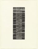 Artist: Wilson, Margaret. | Title: Abeam | Date: 1990 | Technique: woodcut, printed in black ink, from one plywood block