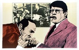 Artist: b'Martin, Mandy.' | Title: b'Corruption' | Date: 1977 | Technique: b'screenprint, printed in colour, from multiple stencils' | Copyright: b'\xc2\xa9 Mandy Martin. Licensed by VISCOPY, Australia'