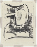 Artist: MADDOCK, Bea | Title: London landscape | Date: 1961 | Technique: monotype, printed in black ink, from one plate