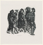 Artist: KING, Grahame | Title: Departure | Date: 1968 | Technique: lithograph, printed in colour, from one stone [or plate]