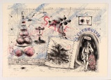 Artist: COLEING, Tony | Title: The Holerie. | Date: 1985 | Technique: lithograph, printed in colour, from three stones [or plates]