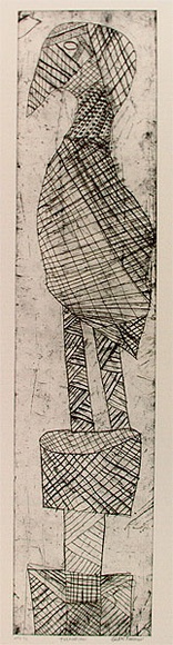 Artist: b'Farmer, Glen.' | Title: b'To kampini' | Date: 1996, July | Technique: b'etching, printed in black ink, from one plate' Artist: b'Farmer, Glen.' | Title: b'To kampini' | Date: 1996, July | Technique: b'etching, printed in black ink, from one plate'