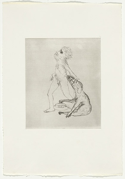 Artist: b'BOYD, Arthur' | Title: b'Colour blind.' | Date: 1970 | Technique: b'etching, printed in black ink, from one plate' | Copyright: b'This work appears on screen courtesy of Bundanon Trust' Artist: b'BOYD, Arthur' | Title: b'Colour blind.' | Date: 1970 | Technique: b'etching, printed in black ink, from one plate' | Copyright: b'This work appears on screen courtesy of Bundanon Trust'
