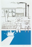 Artist: Davila, Juan. | Title: A bigger splash. | Date: 1989 | Technique: screenprint