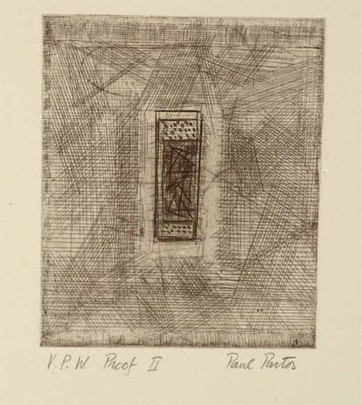 Artist: b'Partos, Paul.' | Title: b'Untitled A #12' | Date: c.1988 | Technique: b'etching, printed in black ink with plate-tone, from one plate' Artist: b'Partos, Paul.' | Title: b'Untitled A #12' | Date: c.1988 | Technique: b'etching, printed in black ink with plate-tone, from one plate'