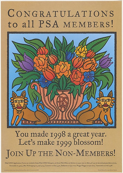 Title: Congratulations | Date: 1998 | Technique: offset-lithograph, printed in colour, from multiple plates