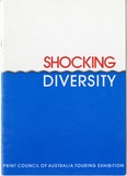 Artist: b'PRINT COUNCIL OF AUSTRALIA' | Title: b'Exhibition catalogue | Julie Ewington. Shocking diversity [touring exhibition], Melbourne: Print Council of Australia, 1987 - 88.' | Date: 1987