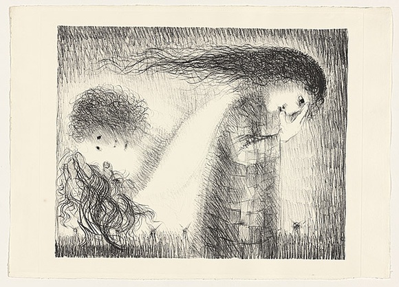 Artist: b'BOYD, Arthur' | Title: b'St Francis when young turning aside.' | Date: (1965) | Technique: b'lithograph, printed in black ink, from one plate' | Copyright: b'This work appears on screen courtesy of Bundanon Trust' Artist: b'BOYD, Arthur' | Title: b'St Francis when young turning aside.' | Date: (1965) | Technique: b'lithograph, printed in black ink, from one plate' | Copyright: b'This work appears on screen courtesy of Bundanon Trust'
