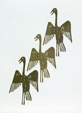 Artist: Artist unknown | Title: Three birds | Date: 1970s | Technique: screenprint, printed in colour, from multiple stencils
