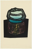 Artist: b'King, Grahame.' | Title: b'not titled' | Date: 1979 | Technique: b'lithograph, printed in colour, from four stones [or plates]'