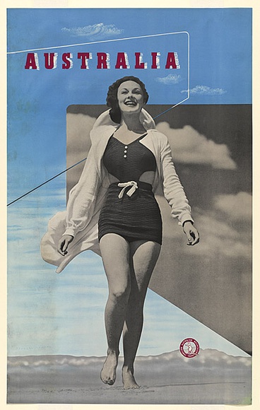 Artist: b'Annand, Douglas.' | Title: b'Australia.' | Date: c.1937 | Technique: b'lithograph, printed in colour, from multiple plates' | Copyright: b'\xc2\xa9 A.M. Annand' Artist: b'Annand, Douglas.' | Title: b'Australia.' | Date: c.1937 | Technique: b'lithograph, printed in colour, from multiple plates' | Copyright: b'\xc2\xa9 A.M. Annand'