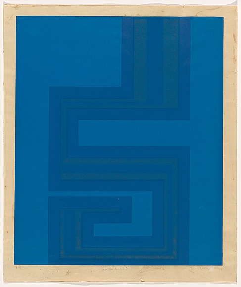 Title: Containment | Date: 1972 | Technique: screenprint, printed in colour, from multiple stencils