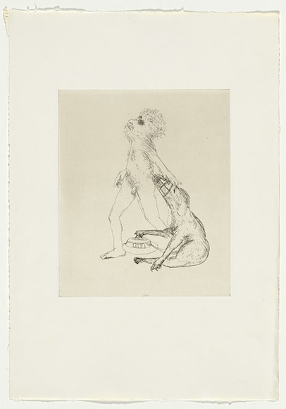 Artist: b'BOYD, Arthur' | Title: b'Colour blind.' | Date: 1970 | Technique: b'etching, printed in black ink, from one plate' | Copyright: b'Reproduced with permission of Bundanon Trust' Artist: b'BOYD, Arthur' | Title: b'Colour blind.' | Date: 1970 | Technique: b'etching, printed in black ink, from one plate' | Copyright: b'Reproduced with permission of Bundanon Trust'