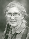 Artist: b'Heath, Gregory.' | Title: b'Portrait of Wenda Ashton, Australian printmaker, 1989' | Date: 1989