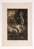 Artist: LINDSAY, Lionel | Title: Afternoon | Date: 1908-09 | Technique: etching, aquatint and drypoint, printed in brown ink with plate-tone, from one plate | Copyright: Courtesy of the National Library of Australia