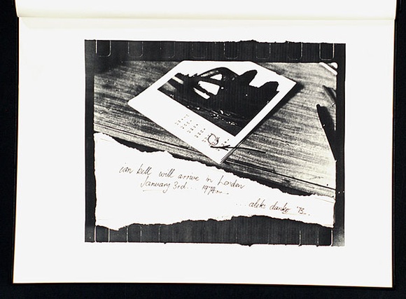 Artist: b'Danko, Aleks.' | Title: b'Ian Bell will arrive in London, January 3rd 1974.' | Date: (1974) | Technique: b'photocopy' Artist: b'Danko, Aleks.' | Title: b'Ian Bell will arrive in London, January 3rd 1974.' | Date: (1974) | Technique: b'photocopy'