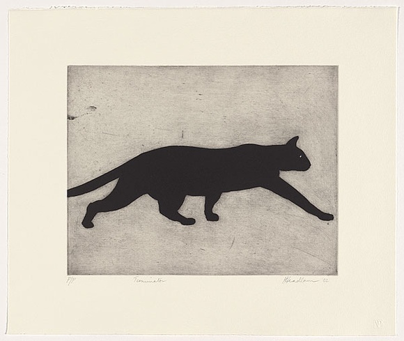 Artist: b'Headlam, Kristin.' | Title: b'Terminator' | Date: 2002 | Technique: b'etching, printed in black ink, from one copper plate'