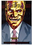 Artist: Clutterbuck, Bob. | Title: The insurer's smile. | Date: 1984 | Technique: screenprint, printed in colour, from multiple stencils