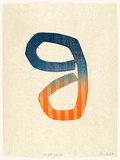 Artist: b'Clarke, Neilton.' | Title: b'Godo Godo, Good God.' | Date: 1993 | Technique: b'woodcut, printed in colour, from multiple blocks; embossing'