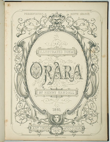 Title: b'Title page.' | Date: 1881 | Technique: b'lithograph, printed in black ink, from one stone'