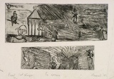 Artist: b'Shearer, Mitzi.' | Title: b'Oh, what a circus!' | Date: 1980-87 | Technique: b'etching, printed in black ink with plate-tone, from two  plates'