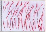 Title: Chickenpox | Date: 2003-2004 | Technique: stencil, printed with red aerosol paint, from one stencil