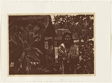 Artist: Crooke, Ray. | Title: Village I. | Date: 1973 | Technique: screenprint, printed in colour, from two stencil