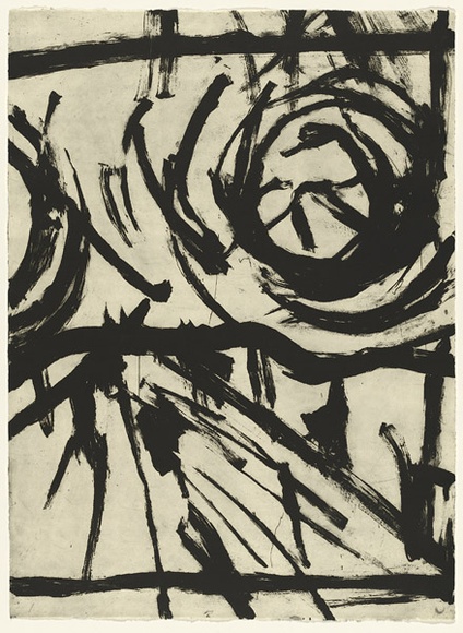 Artist: b'PARR, Mike' | Title: b'Opic Iland 3.' | Date: 1989 | Technique: b'lift-ground aquatint, printed in black ink, from one copper plate' Artist: b'PARR, Mike' | Title: b'Opic Iland 3.' | Date: 1989 | Technique: b'lift-ground aquatint, printed in black ink, from one copper plate'