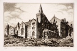 Artist: PLATT, Austin | Title: Convent of the Sacred Heart, Rose Bay | Date: 1936 | Technique: etching, printed in black ink, from one plate