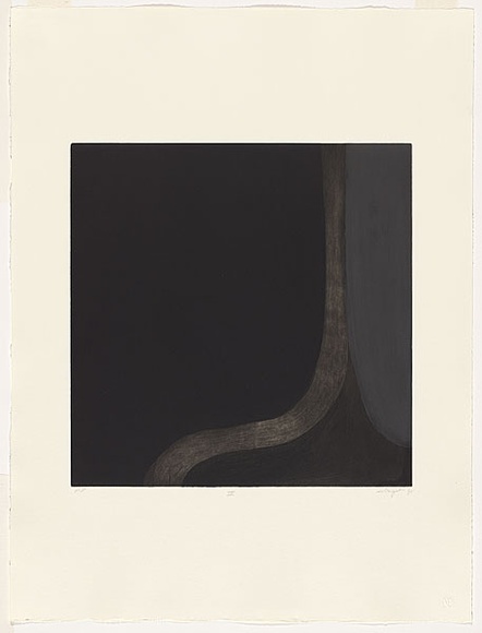 Artist: b'Wright, Judith.' | Title: b'III' | Date: 1995 | Technique: b'aquatint, printed in colour, each from multiple plates' | Copyright: b'\xc2\xa9 Judith Wright' Artist: b'Wright, Judith.' | Title: b'III' | Date: 1995 | Technique: b'aquatint, printed in colour, each from multiple plates' | Copyright: b'\xc2\xa9 Judith Wright'