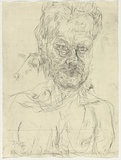 Artist: PARR, Mike | Title: not titled. | Date: 1995 | Technique: etching, printed in black ink, from one plate