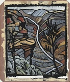 Artist: PRESTON, Margaret | Title: Shoalhaven Gorge, N.S.W. | Date: 1953 | Technique: stencil, printed in colour, from one hand-cut paper stencil | Copyright: © Margaret Preston. Licensed by VISCOPY, Australia