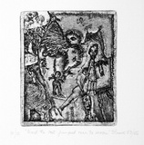 Artist: b'Shearer, Mitzi.' | Title: b'And the cow jumped over the moon' | Date: 1983