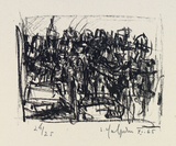 Artist: b'Halpern, Stacha.' | Title: b'not titled [Paris scene]' | Date: 1965, November | Technique: b'lithograph, printed in black ink, from one stone [or plate]'